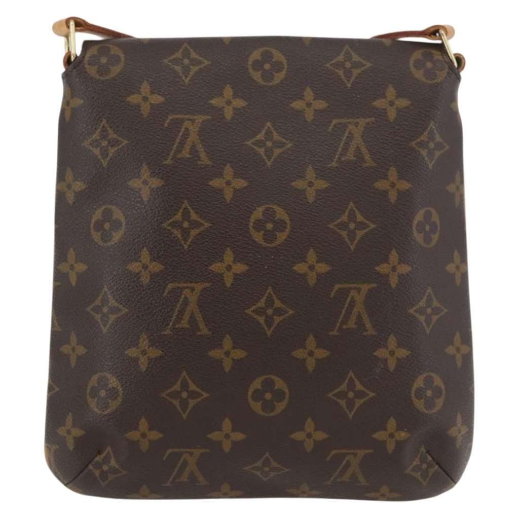 Louis Vuitton Musette Salsa Handbag Brown Canvas Good condition - Back View