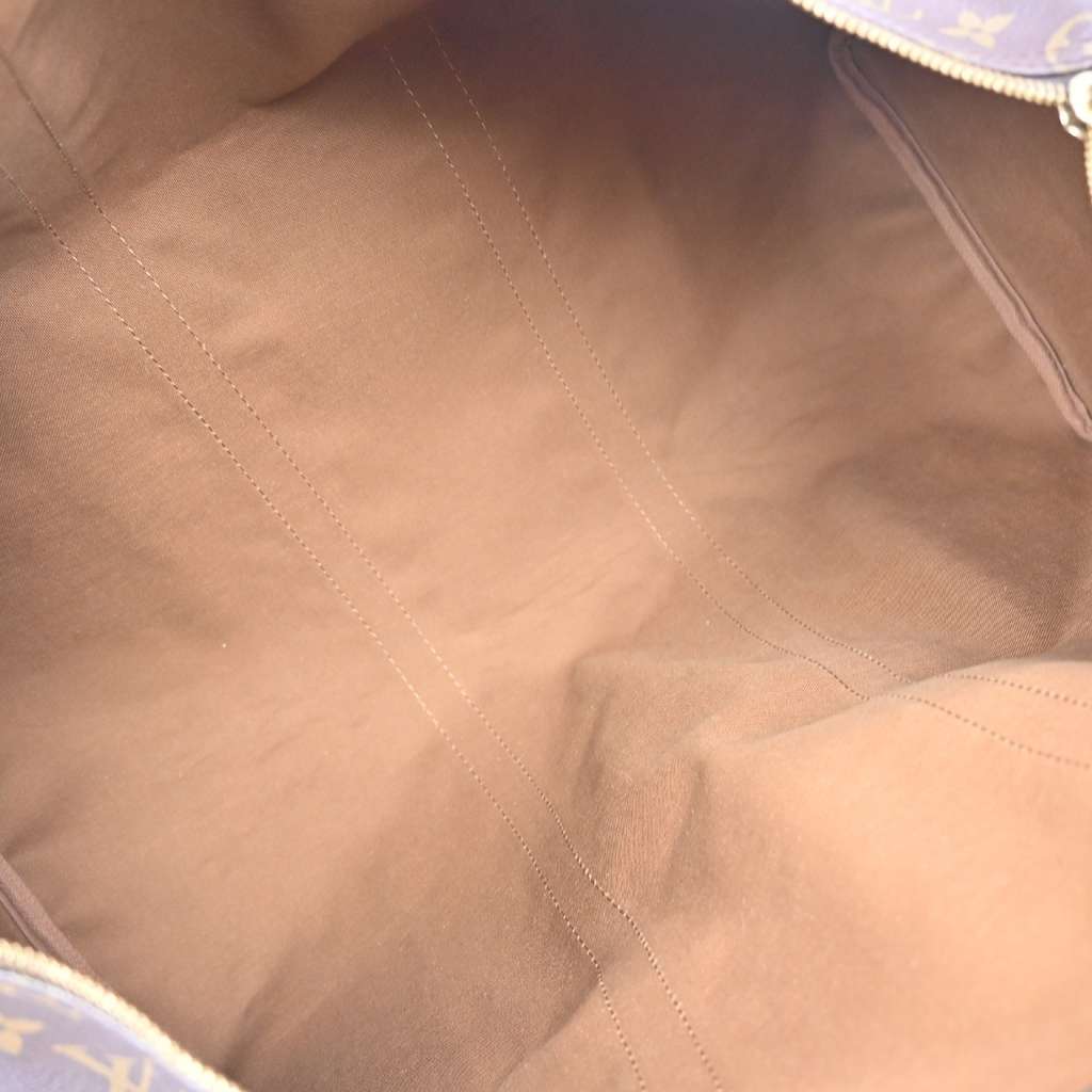 Louis Vuitton Keepall Bag Brown Canvas Fair condition - Inside View