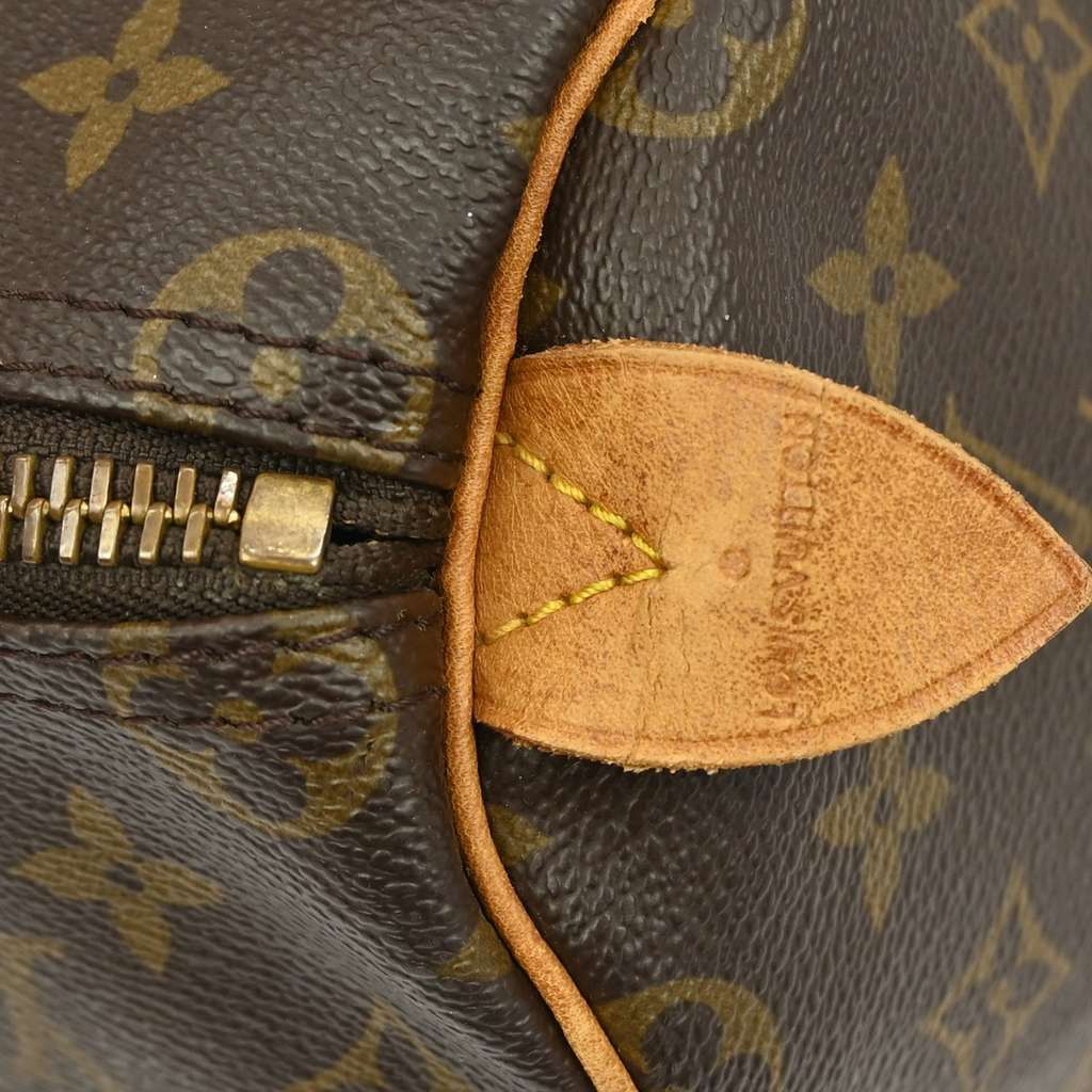 Louis Vuitton Keepall Bag Brown Canvas Fair condition - Model View