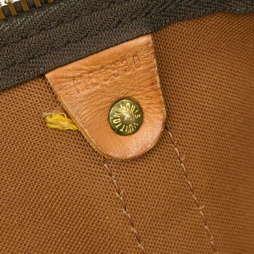 Louis Vuitton Keepall Bag Brown Canvas Fair condition - Box View