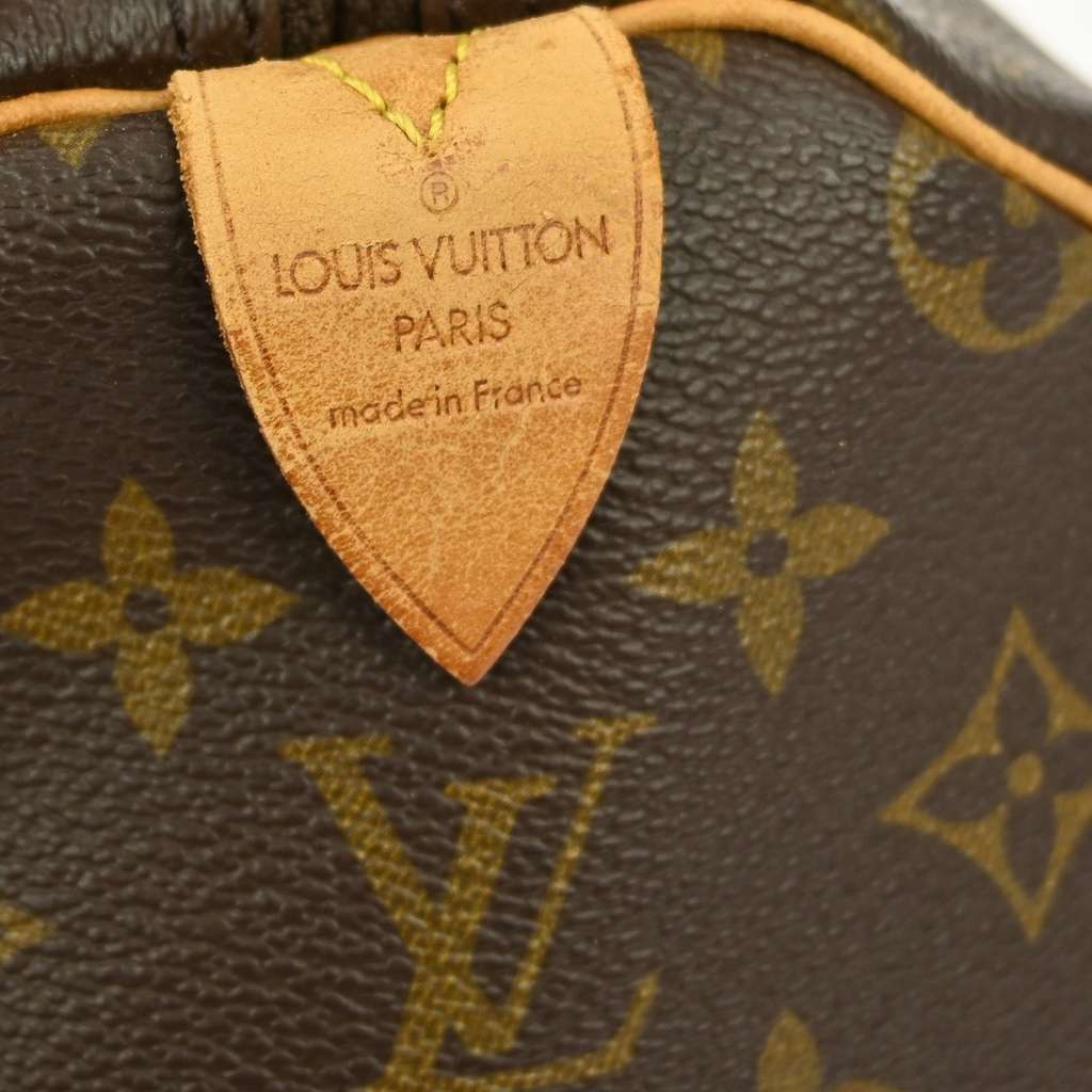 Louis Vuitton Keepall Bag Brown Canvas Fair condition - Model View