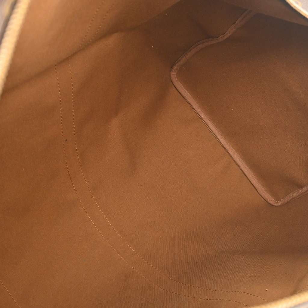 Louis Vuitton Keepall Bag Brown Canvas Fair condition - Inside View