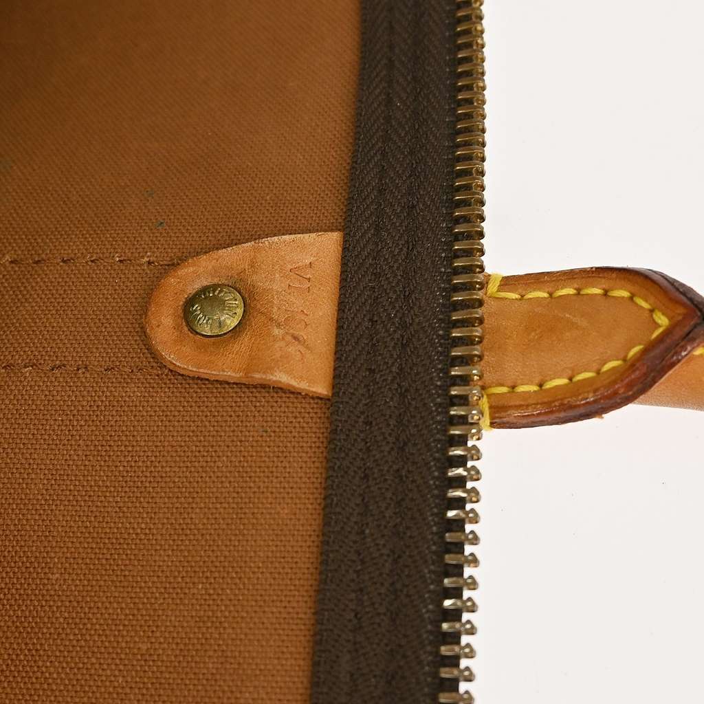 Louis Vuitton Keepall Bag Brown Canvas Fair condition - Box View