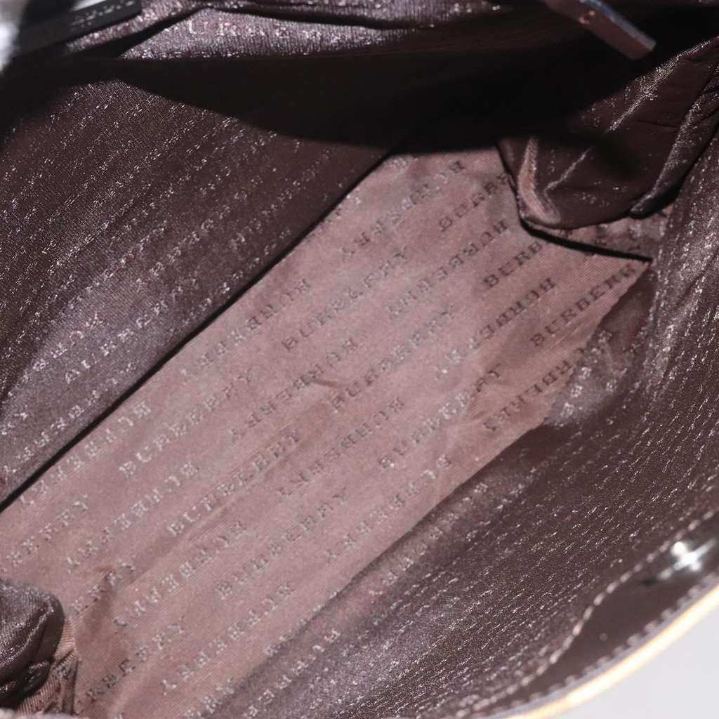 Burberry Nova Check Handbag Beige Canvas Good condition - Box View