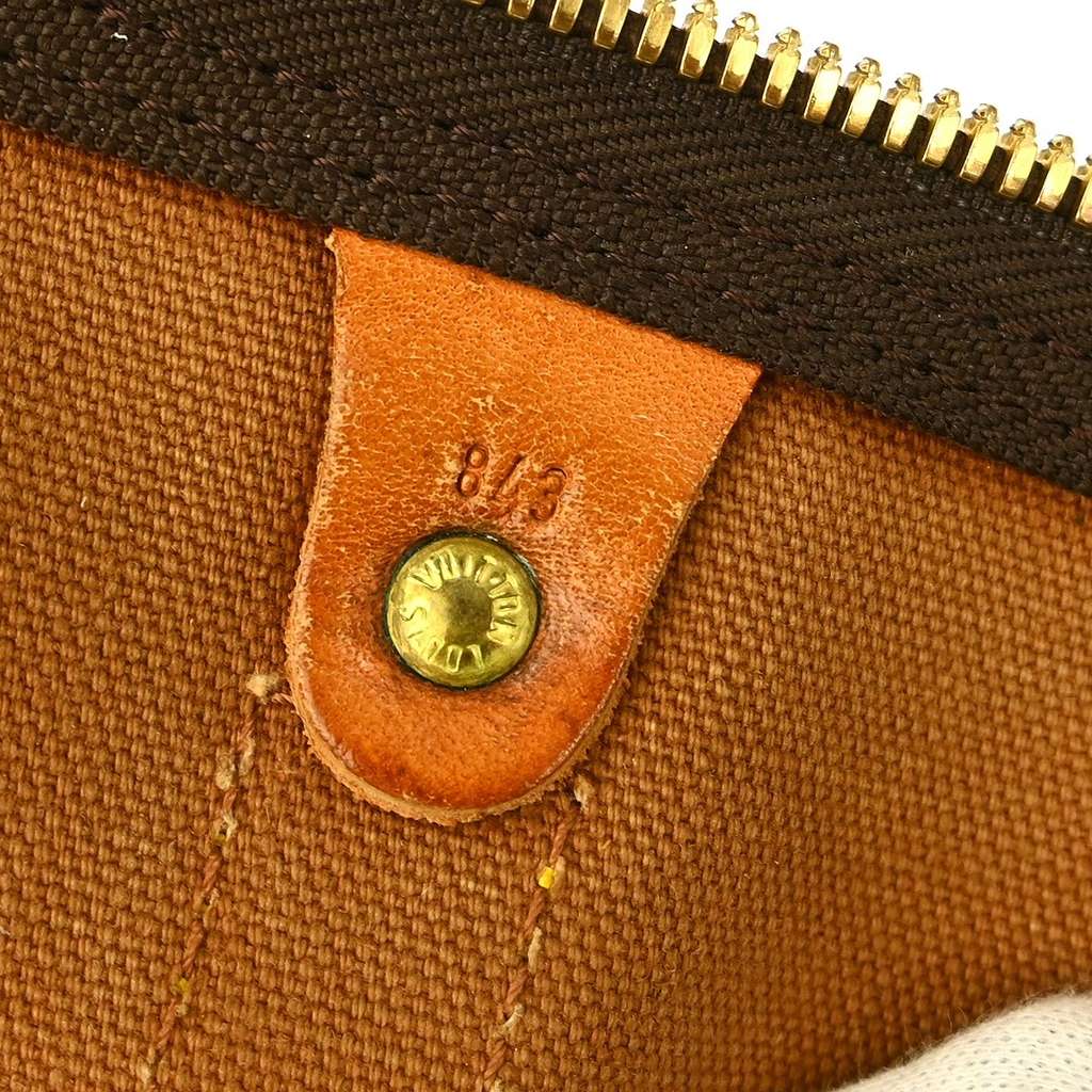Louis Vuitton Keepall Bag Brown Canvas Fair condition - Box View