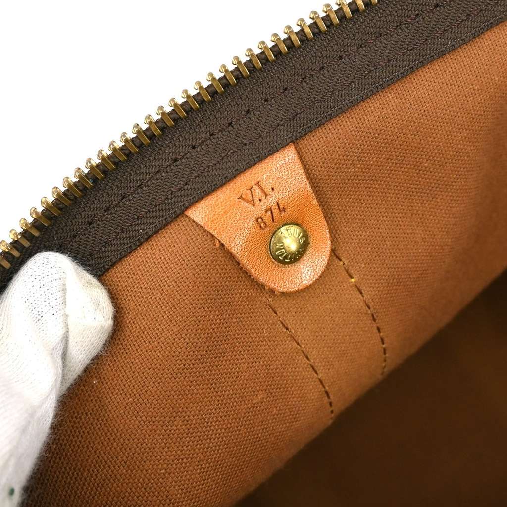 Louis Vuitton Keepall Bag Brown Canvas Good condition - Box View