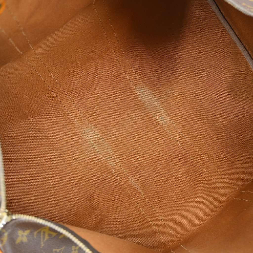 Louis Vuitton Keepall Bag Brown Canvas Fair condition - Inside View