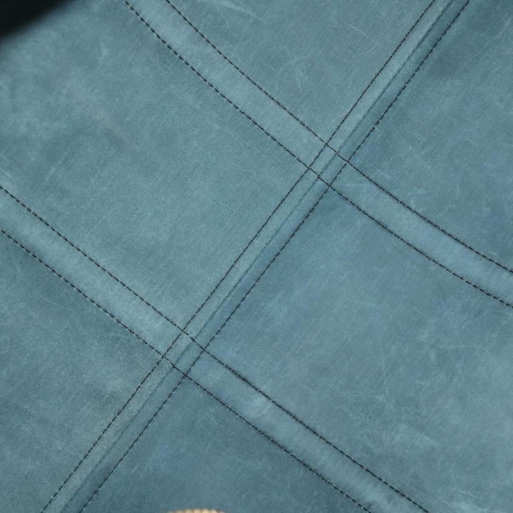 Louis Vuitton Keepall Bag Blue Leather Fair condition - Box View