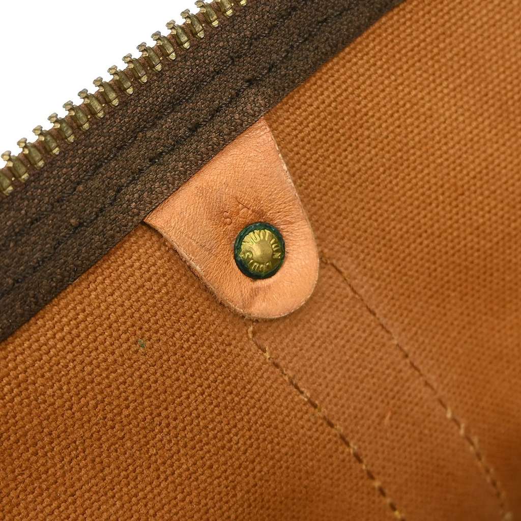 Louis Vuitton Keepall Bag Brown Canvas Fair condition - Box View