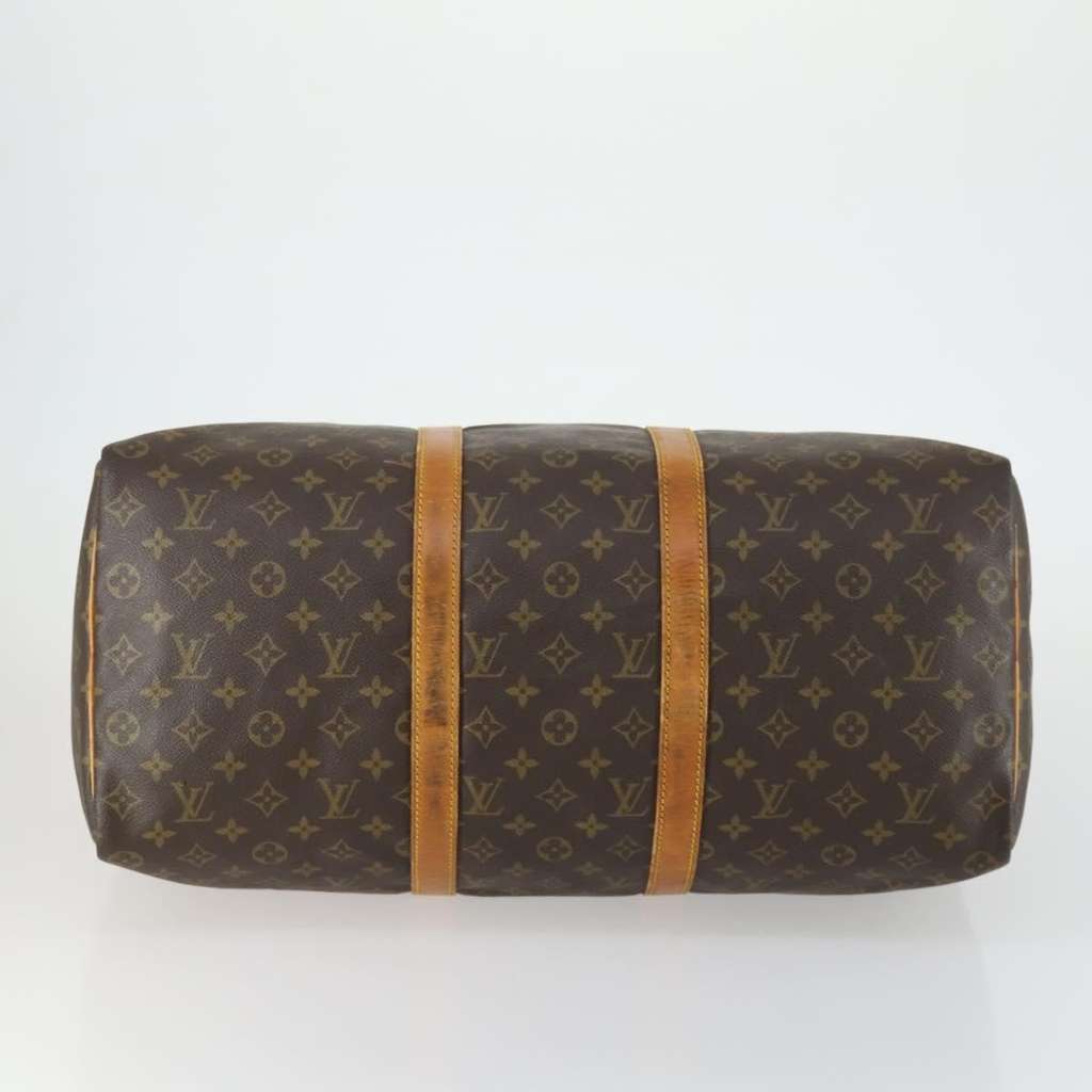 Louis Vuitton Keepall Bag Brown Canvas Fair condition - Box View