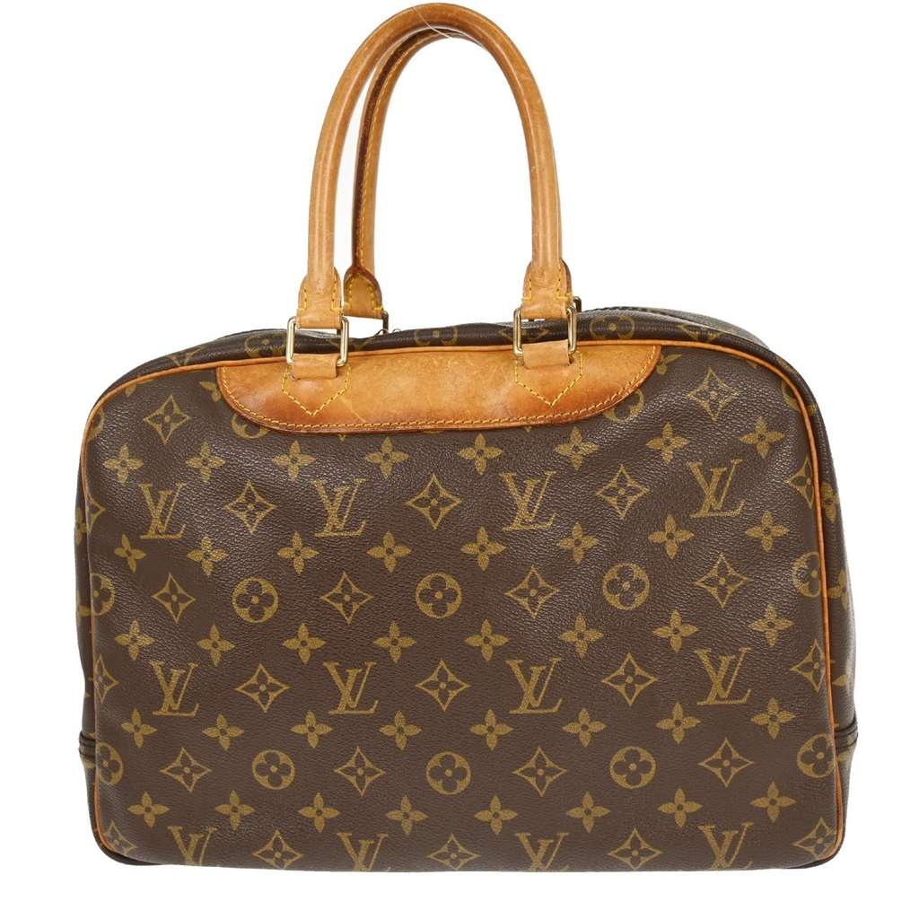 Louis Vuitton Deauville Handbag Brown Canvas Fair condition - Back View