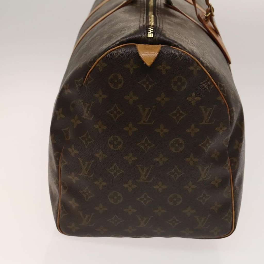 Louis Vuitton Keepall Bag Brown Canvas Good condition - Model View