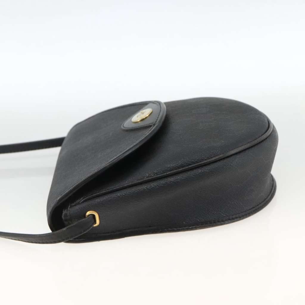 Christian Dior Vintage Honeycomb Shoulder Bag Black Canvas Good condition - Inside View