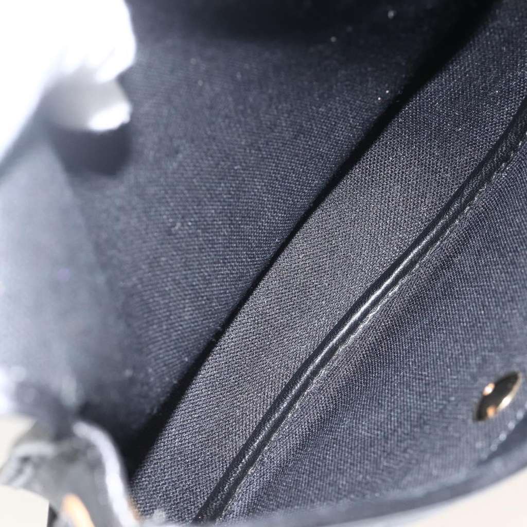 Christian Dior Vintage Honeycomb Shoulder Bag Black Canvas Good condition - Box View