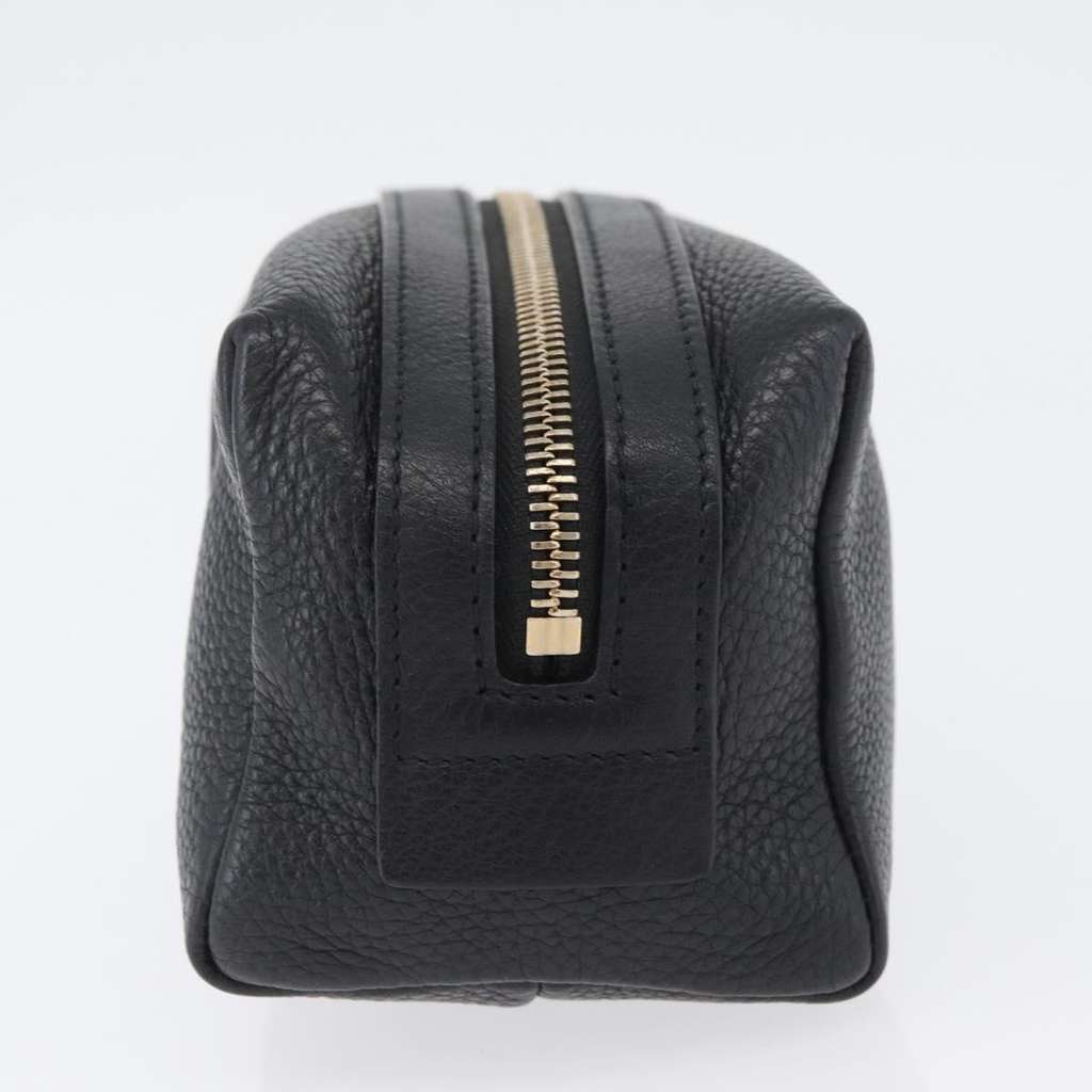 Gucci Soho Toiletry Pouch Black Leather Good condition - Inside View
