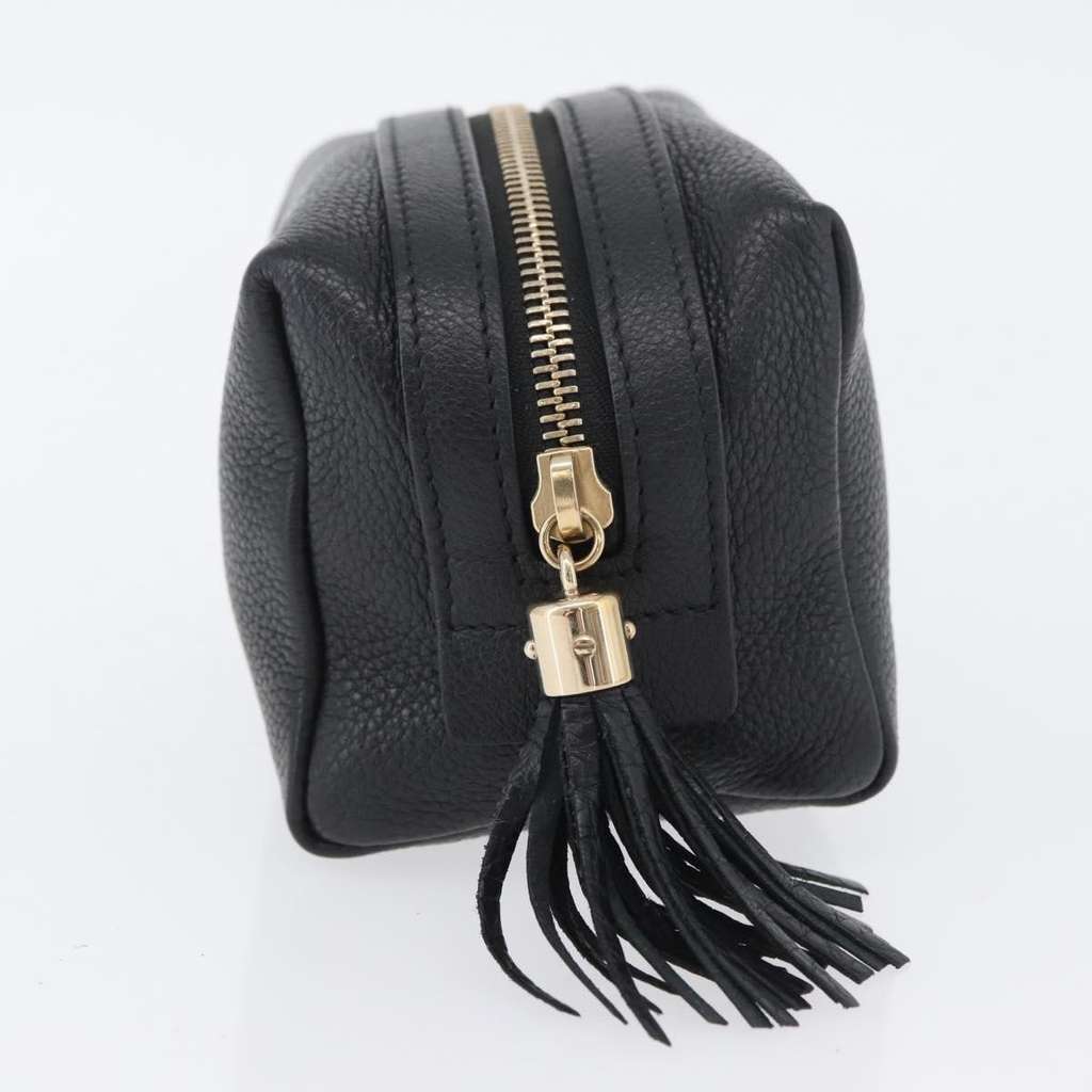 Gucci Soho Toiletry Pouch Black Leather Good condition - Model View