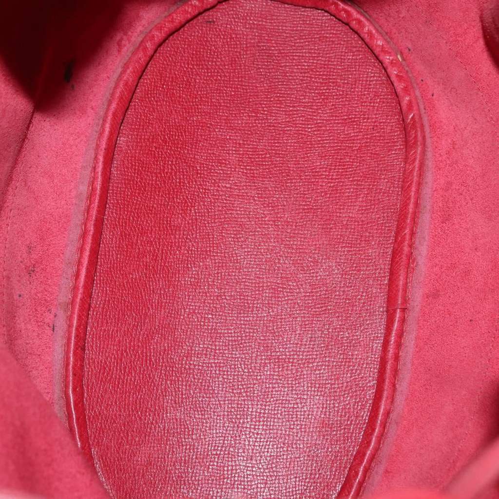Hermès Market Standy Bucket Bag Red Leather Fair condition - Box View