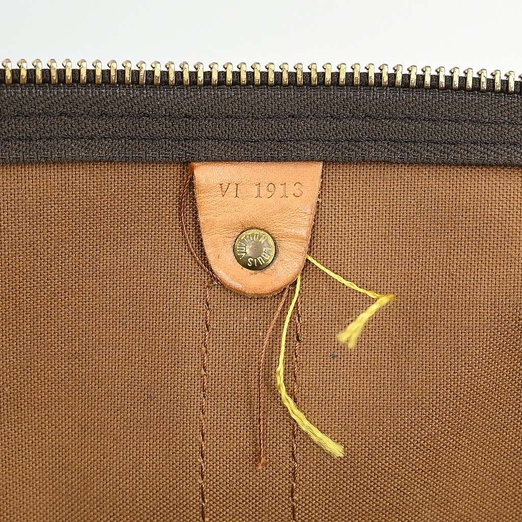 Louis Vuitton Keepall Bag Brown Canvas Fair condition - Box View