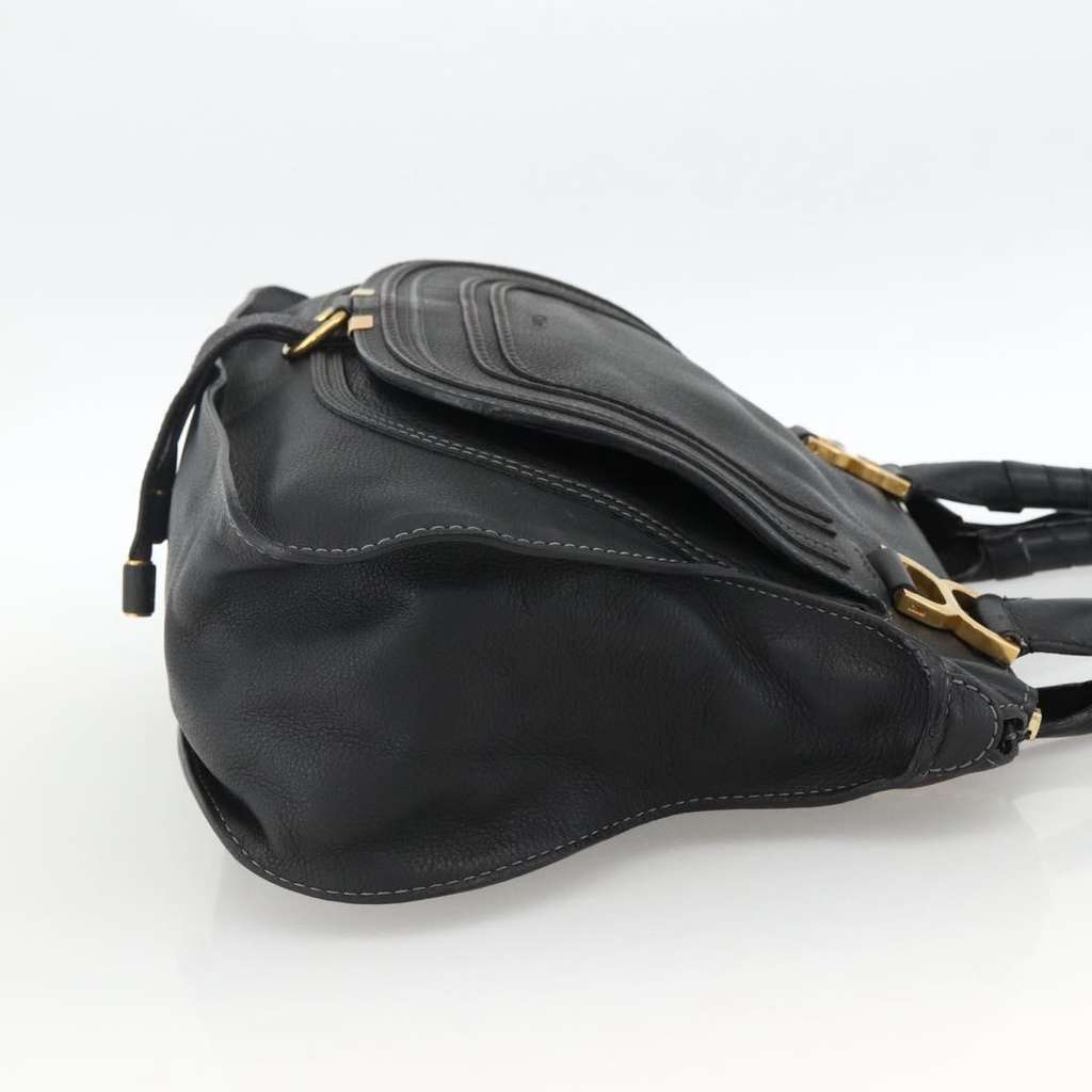 Chloe Marcie Top Handle Bag Black Leather Good condition - Model View