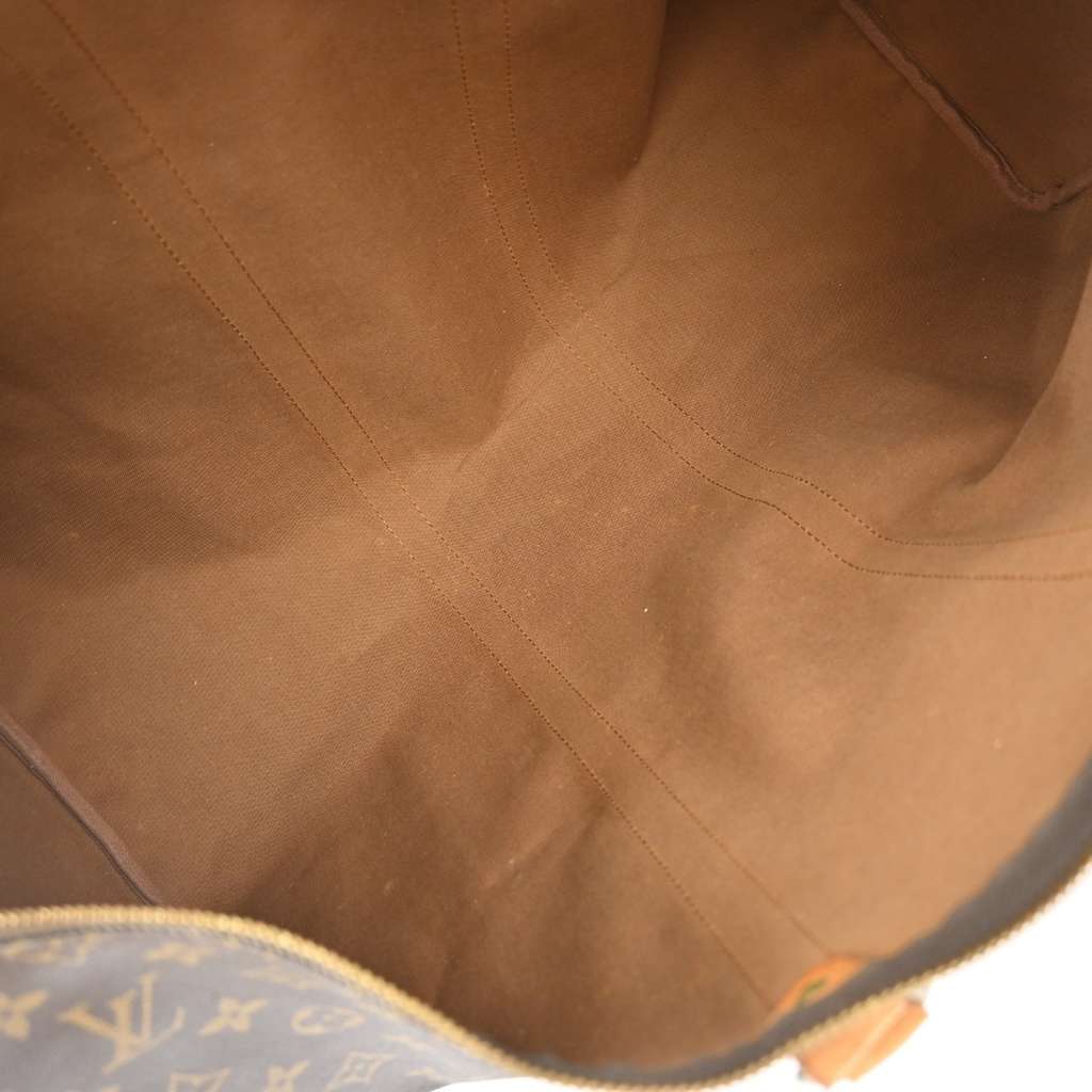 Louis Vuitton Keepall Bag Brown Canvas Good condition - Inside View