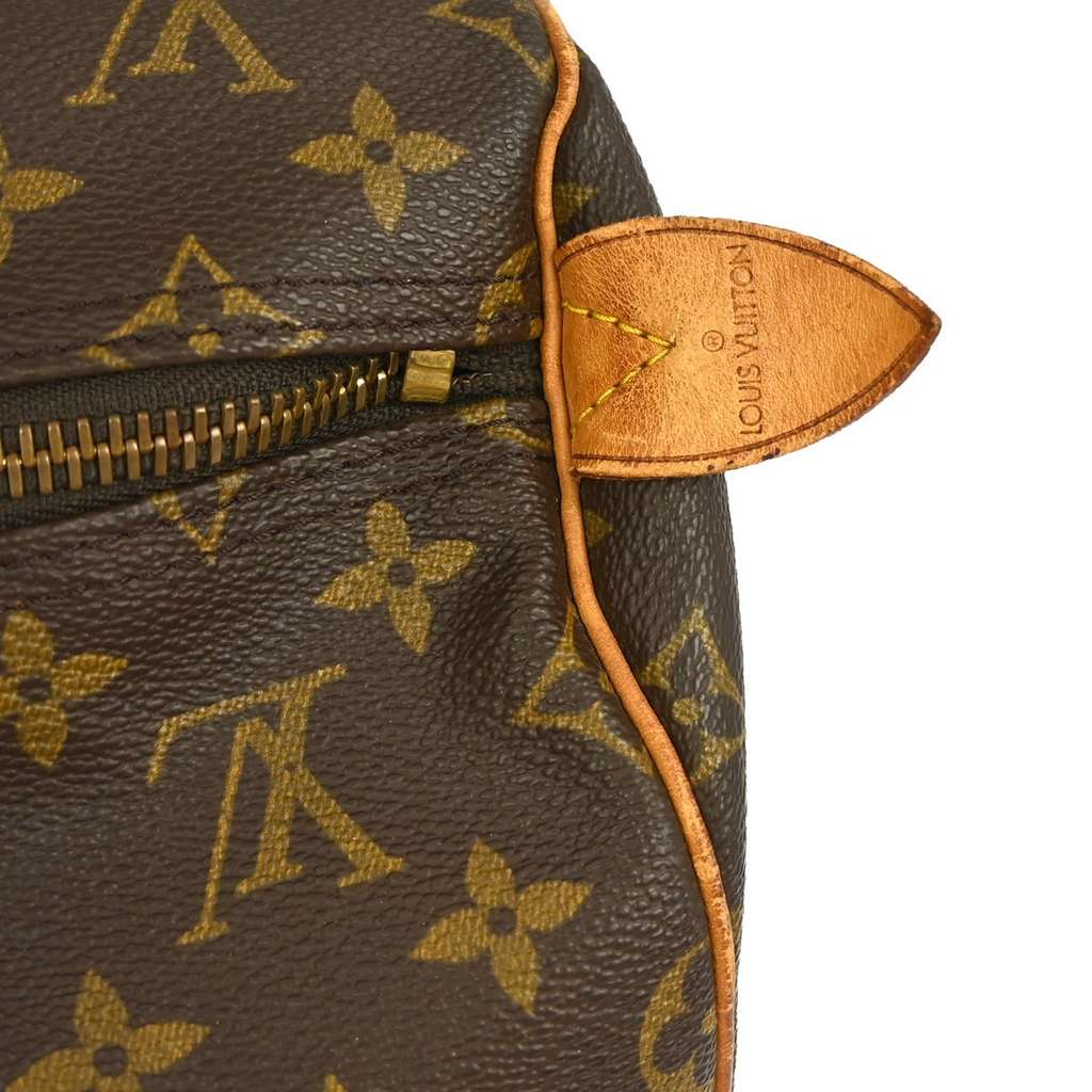 Louis Vuitton Keepall Bag Brown Canvas Good condition - Model View