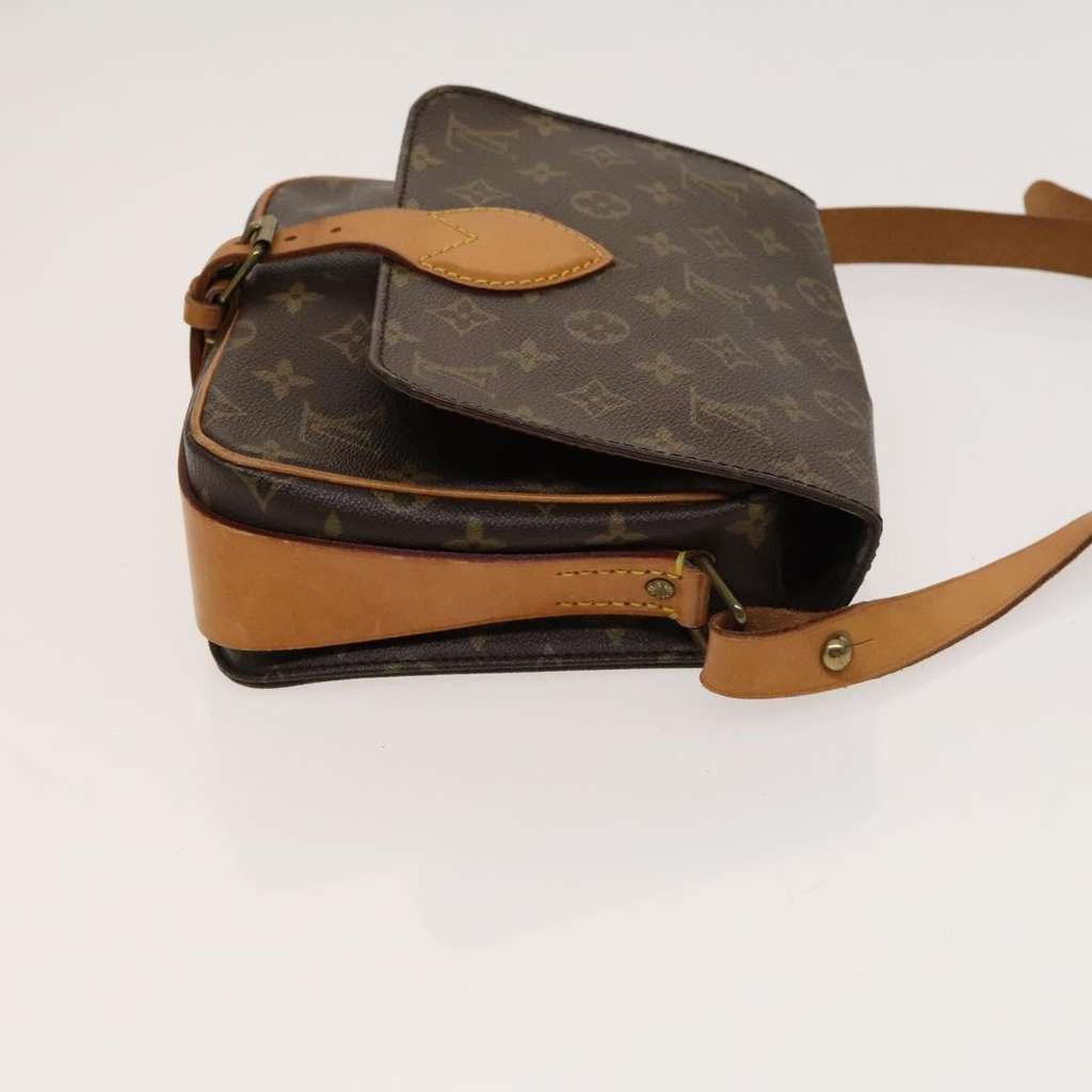 Louis Vuitton Cartouchiere Handbag Brown Canvas Good condition - Inside View