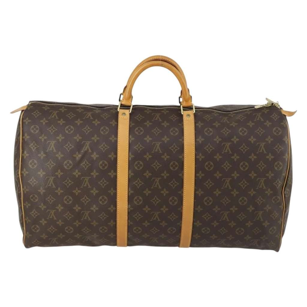 Louis Vuitton Keepall Bag Brown Canvas Good condition - Back View