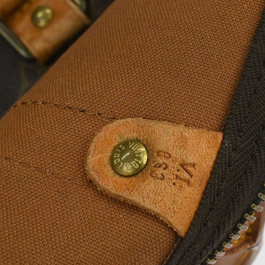 Louis Vuitton Keepall Bag Brown Canvas Fair condition - Box View