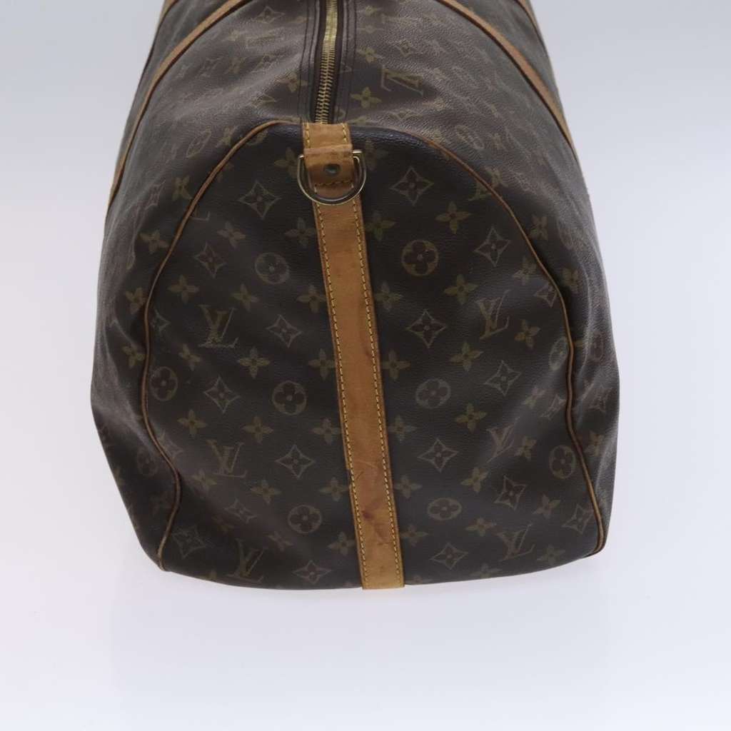 Louis Vuitton Keepall Bandouliere Bag Brown Canvas Fair condition - Inside View