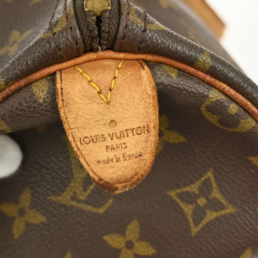 Louis Vuitton Keepall Bag Brown Canvas Fair condition - Model View