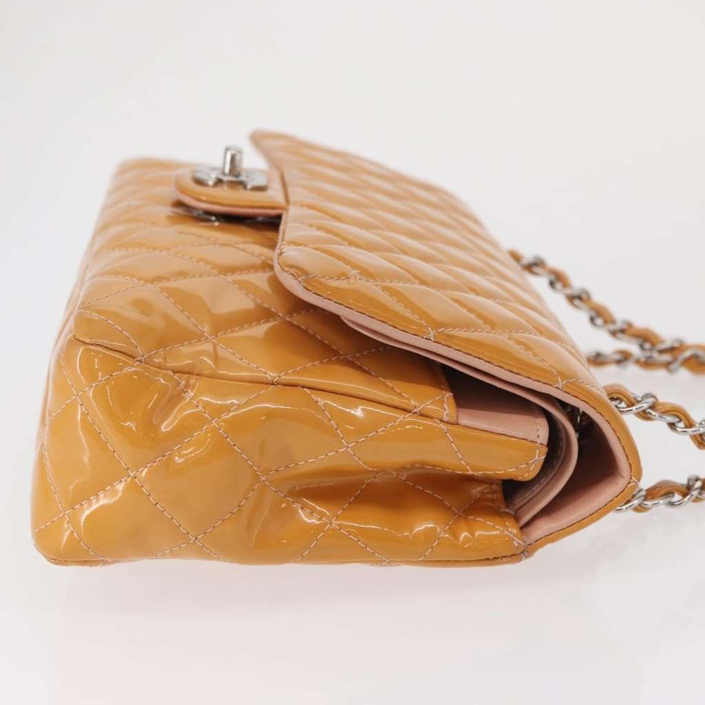 Chanel Timeless - Classic Double Flap Bag Yellow Good condition - Inside View