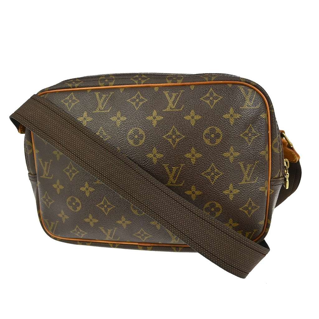 Louis Vuitton Reporter Bag Brown Canvas Good condition - Back View
