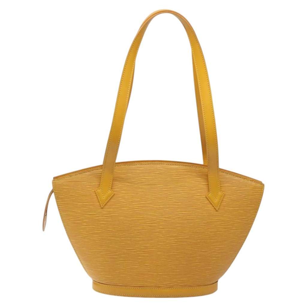 Louis Vuitton Saint Jacques Handbag Yellow Leather Good condition - Back View