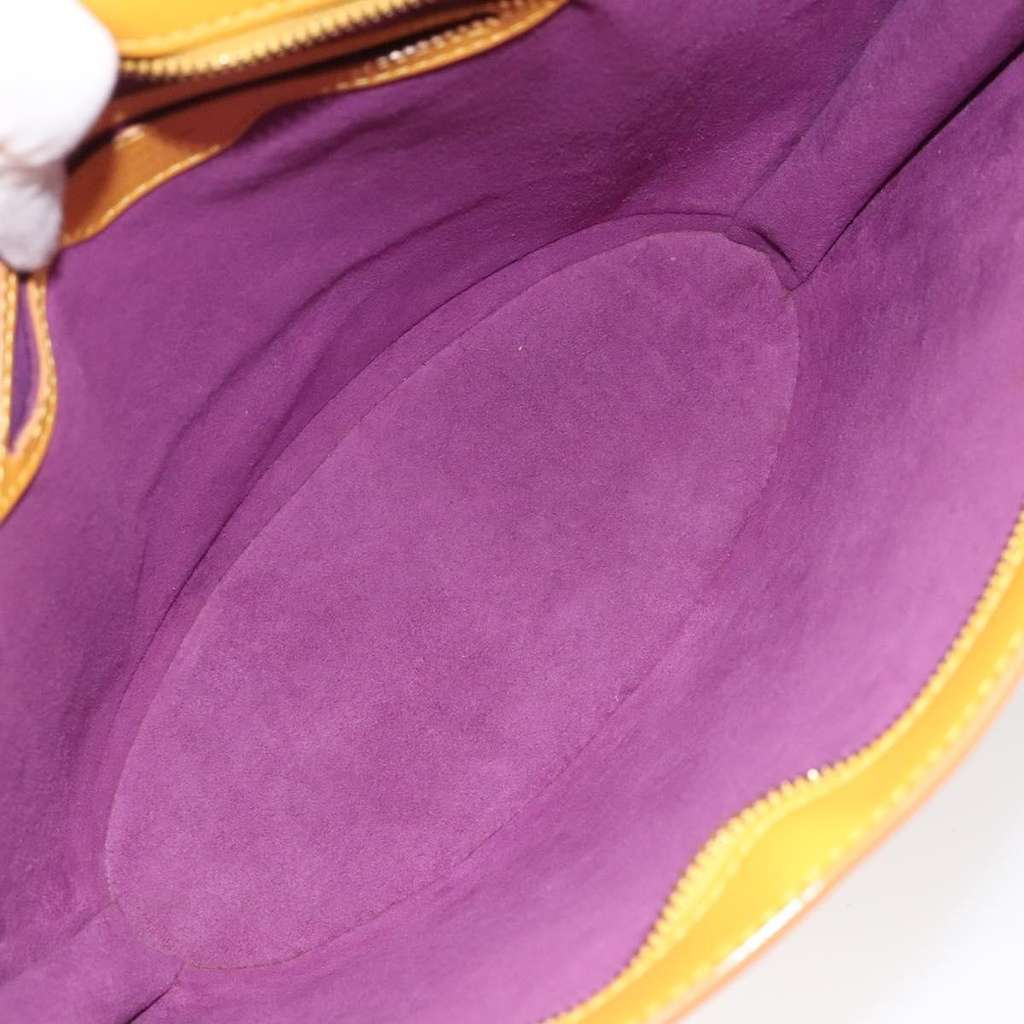 Louis Vuitton Saint Jacques Handbag Yellow Leather Good condition - Box View