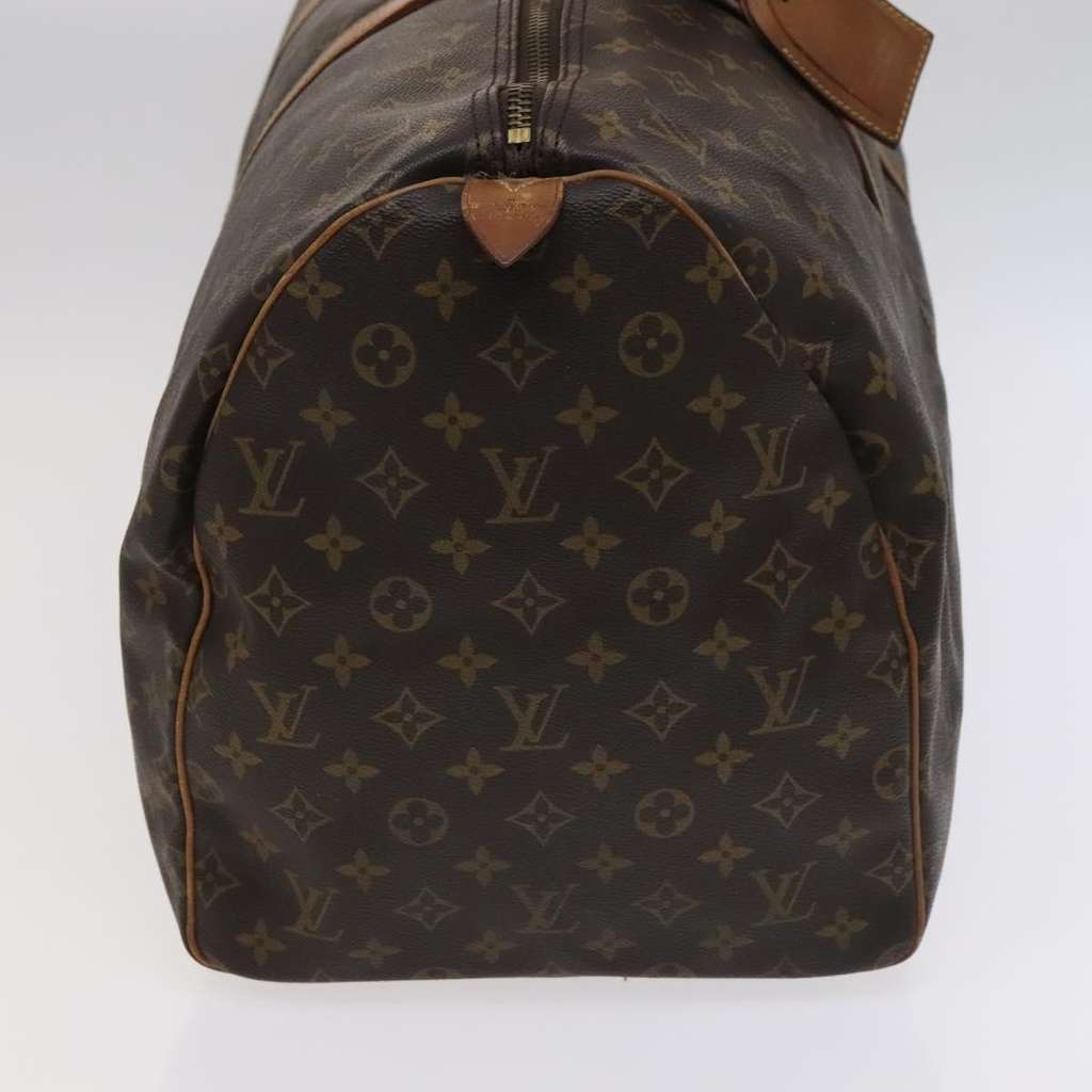 Louis Vuitton Keepall Bag Brown Canvas Fair condition - Model View