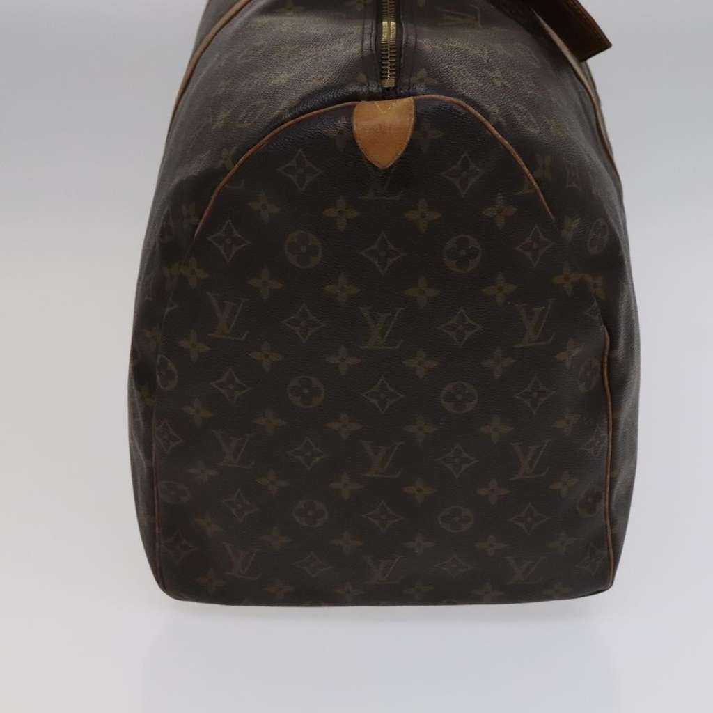 Louis Vuitton Keepall Bag Brown Canvas Fair condition - Model View