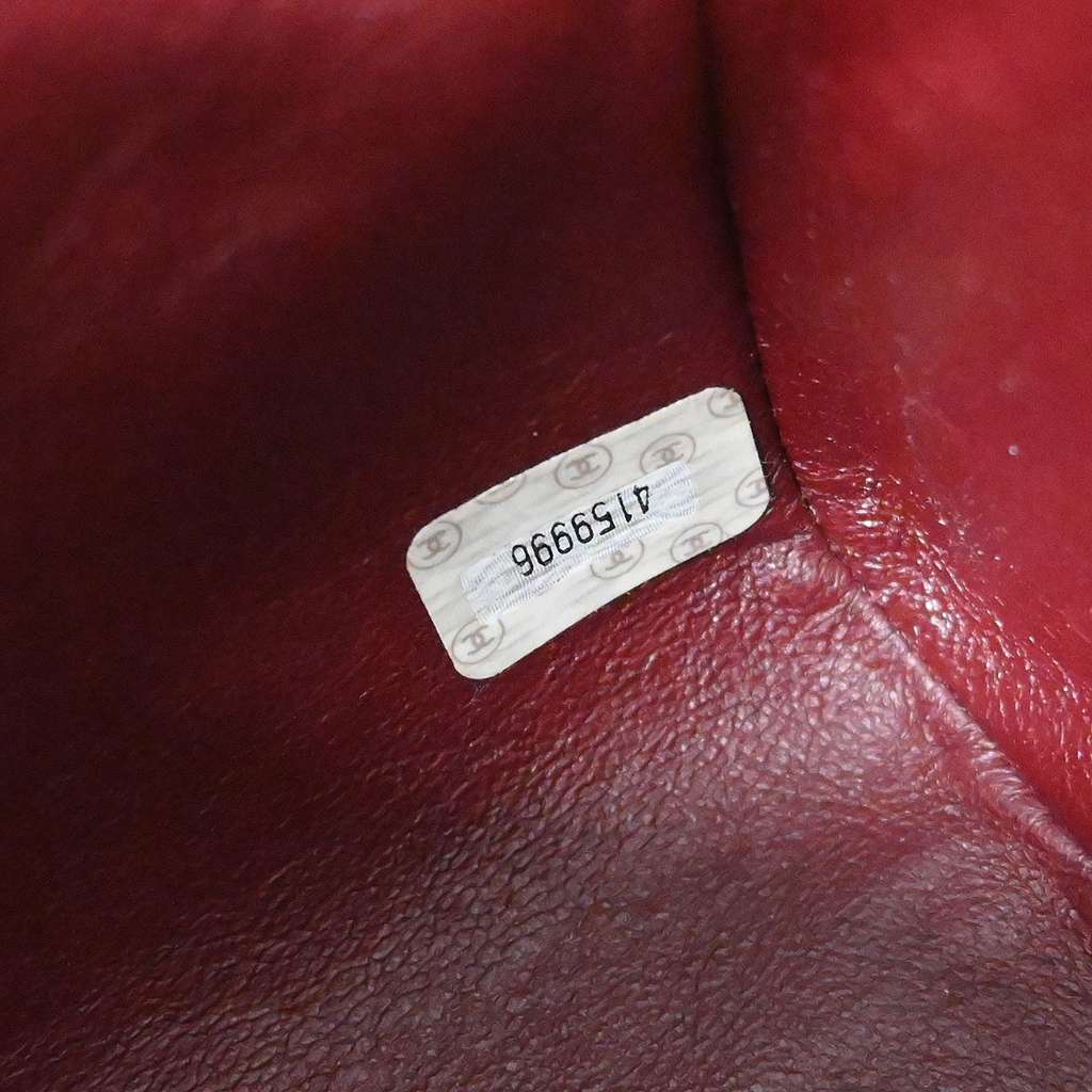 Chanel Vintage Metal Box Bag Black Leather Good condition - Box View