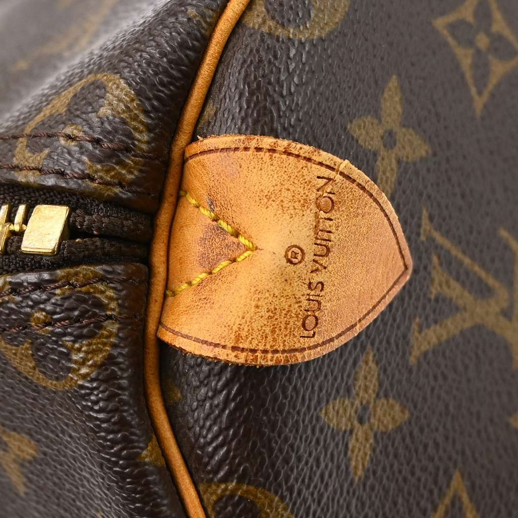 Louis Vuitton Keepall Bag Brown Canvas Fair condition - Model View