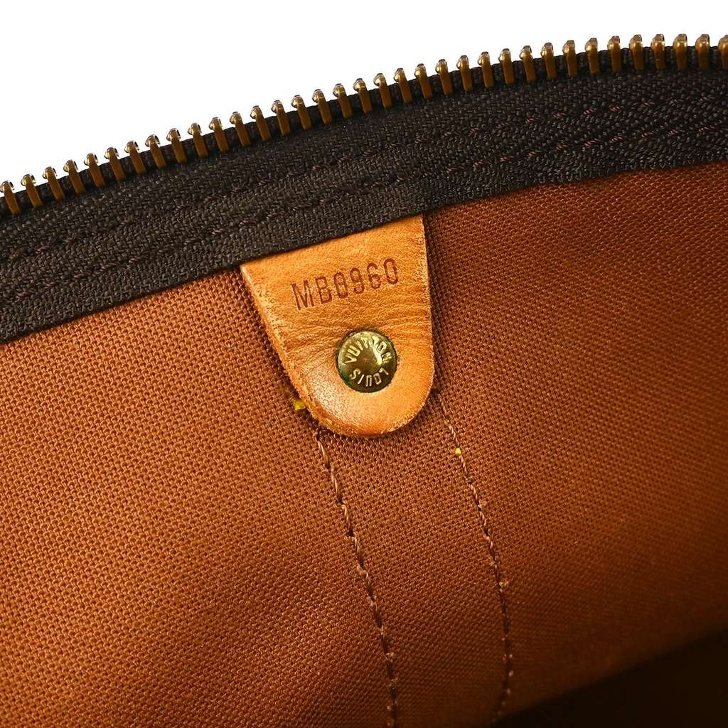 Louis Vuitton Keepall Bag Brown Canvas Fair condition - Box View