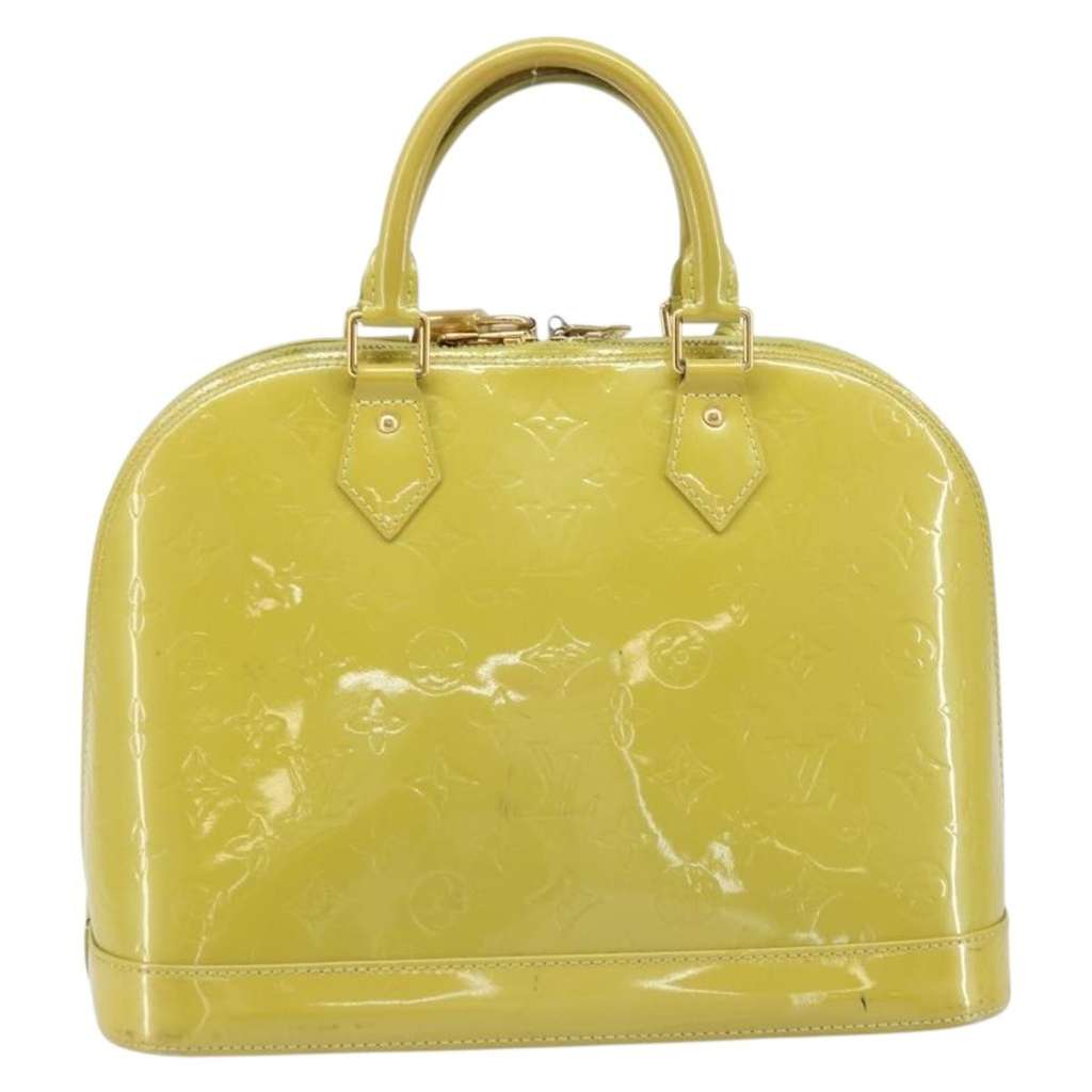 Louis Vuitton Alma Handbag Green Good condition - Back View