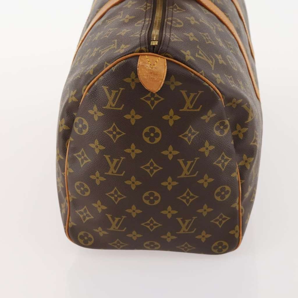 Louis Vuitton Keepall Bag Brown Canvas Good condition - Model View