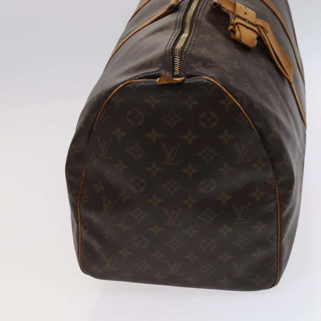 Louis Vuitton Keepall Bag Brown Canvas Good condition - Model View