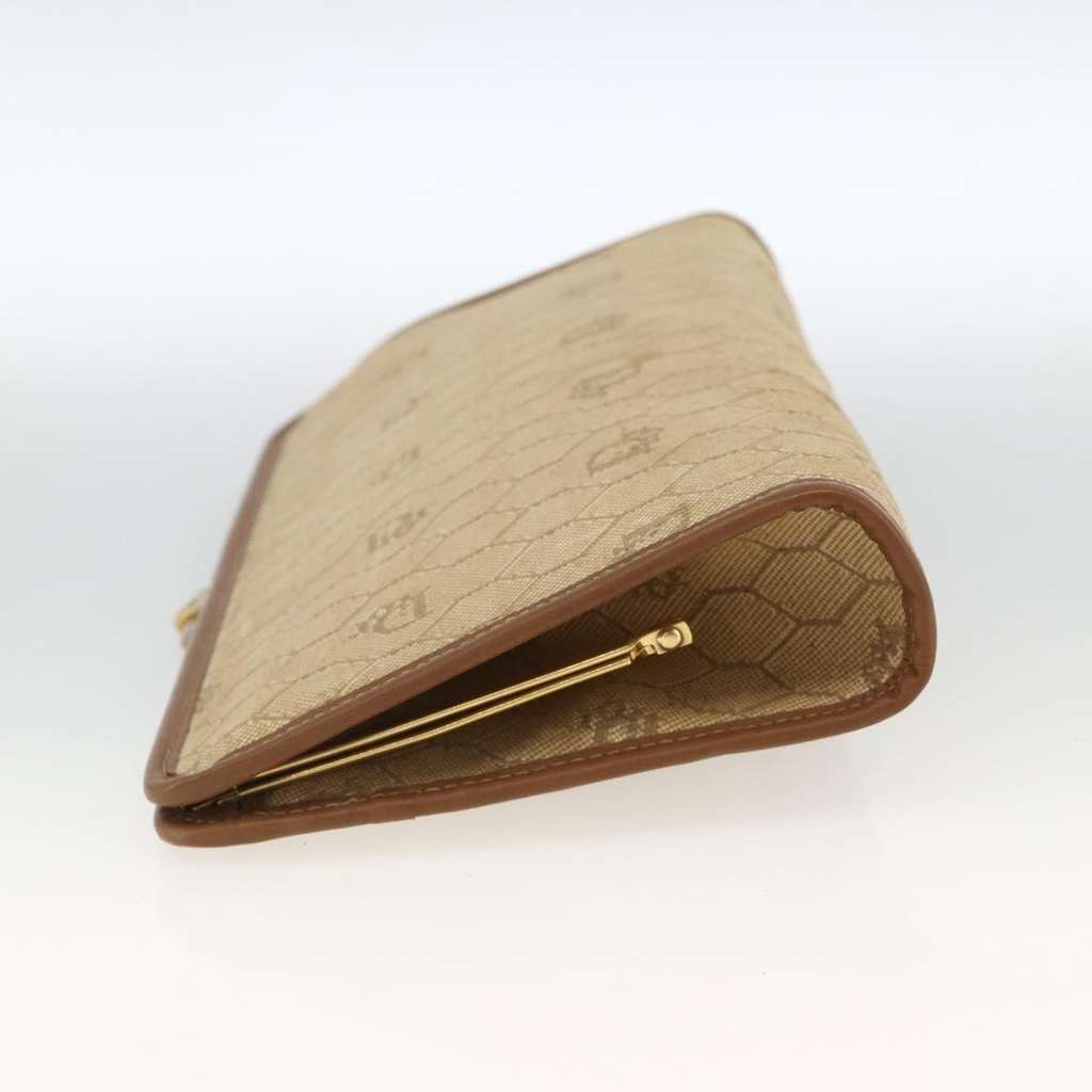 Christian Dior Vintage honeycomb clutch Beige Canvas Very good condition - Inside View