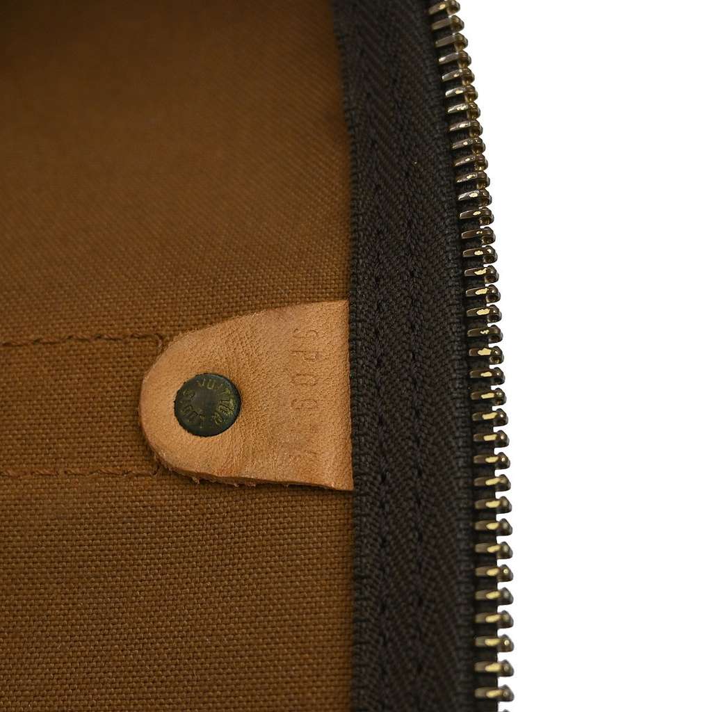 Louis Vuitton Keepall Bag Brown Canvas Very good condition - Box View