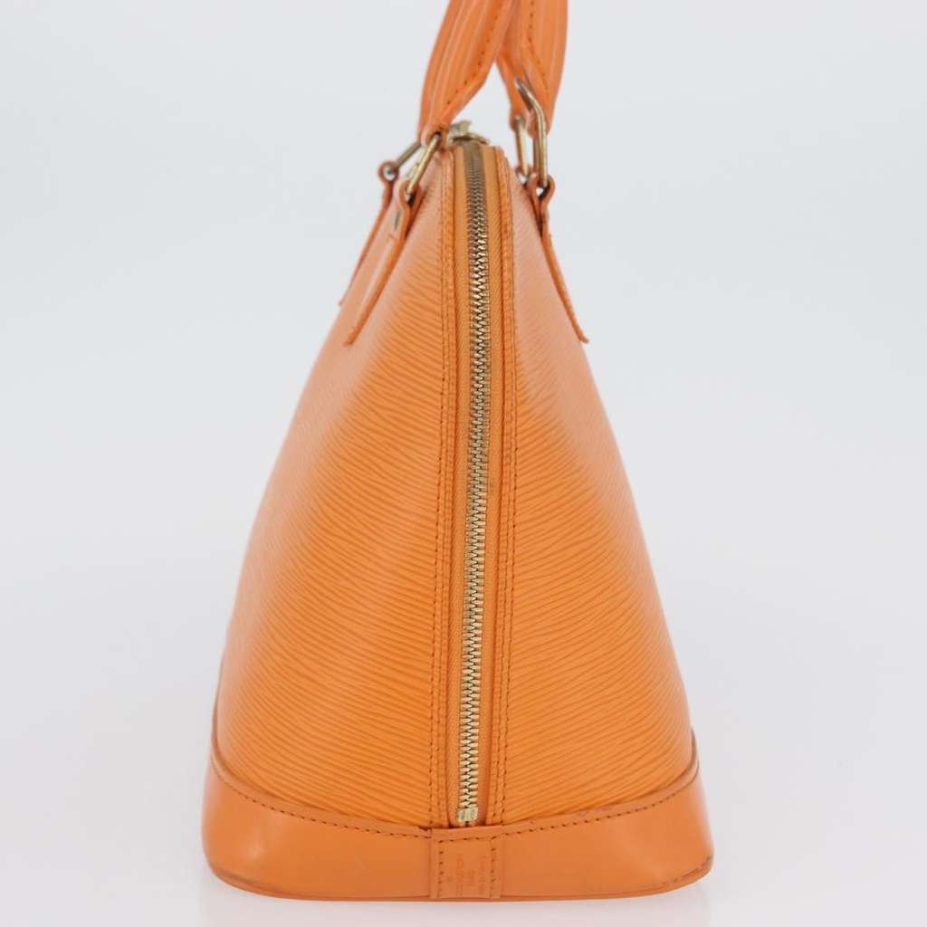Louis Vuitton Vintage Alma Handbag Orange Leather Good condition - Model View