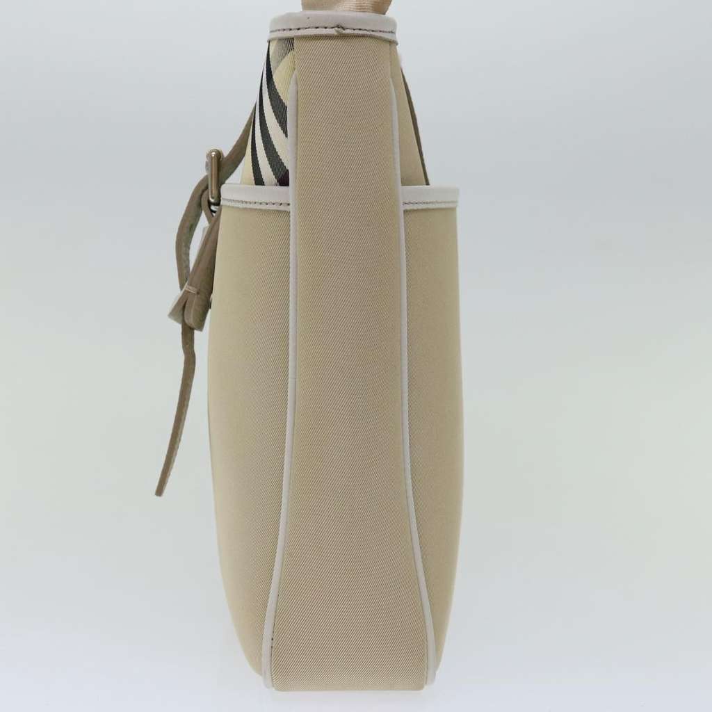 Burberry Nova check Shoulder bag Beige Canvas Good condition - Inside View