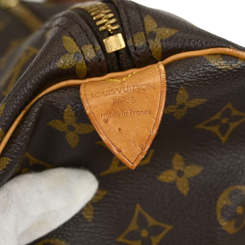 Louis Vuitton Keepall Bag Brown Canvas Good condition - Model View