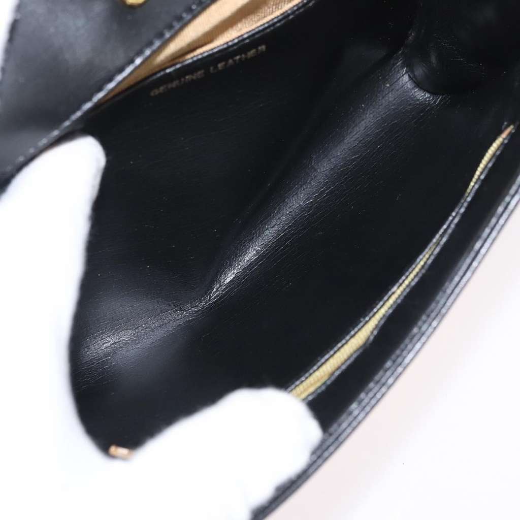 Givenchy Vintage 4G shoulder bag Black Leather Very good condition - Box View