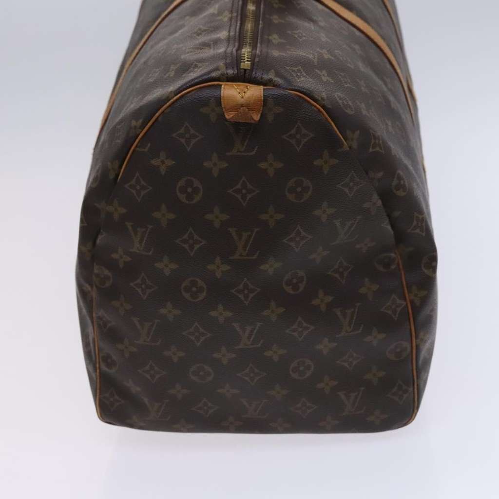 Louis Vuitton Keepall Bag Brown Canvas Good condition - Model View