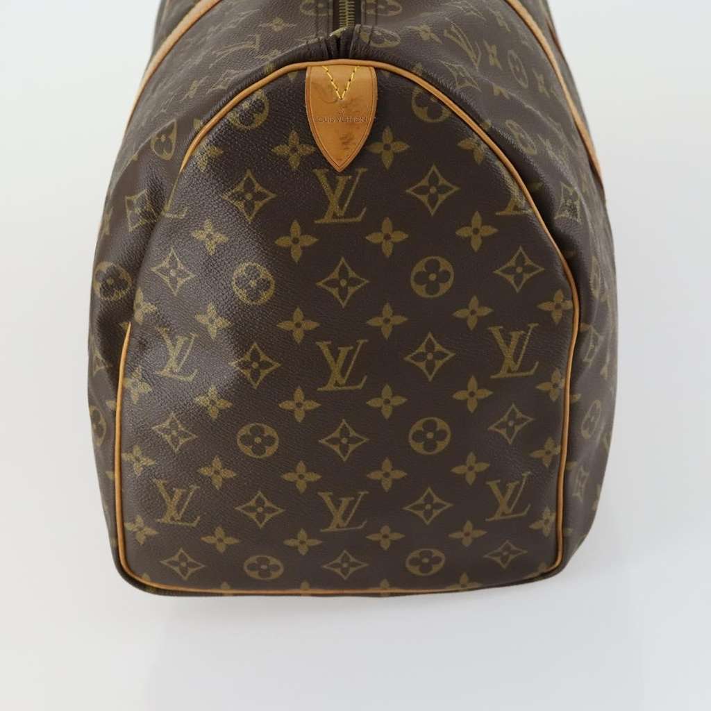 Louis Vuitton Keepall Bag Brown Canvas Good condition - Model View